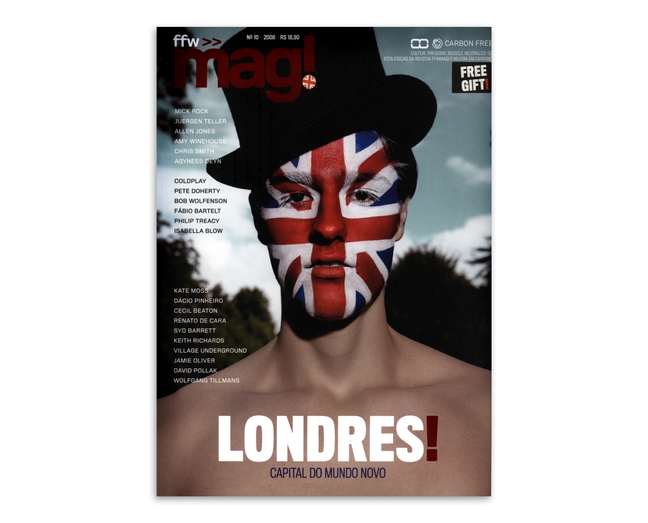 Fast Forward Magazine From Cover. Simon Brown Featured In London's One To Watch
