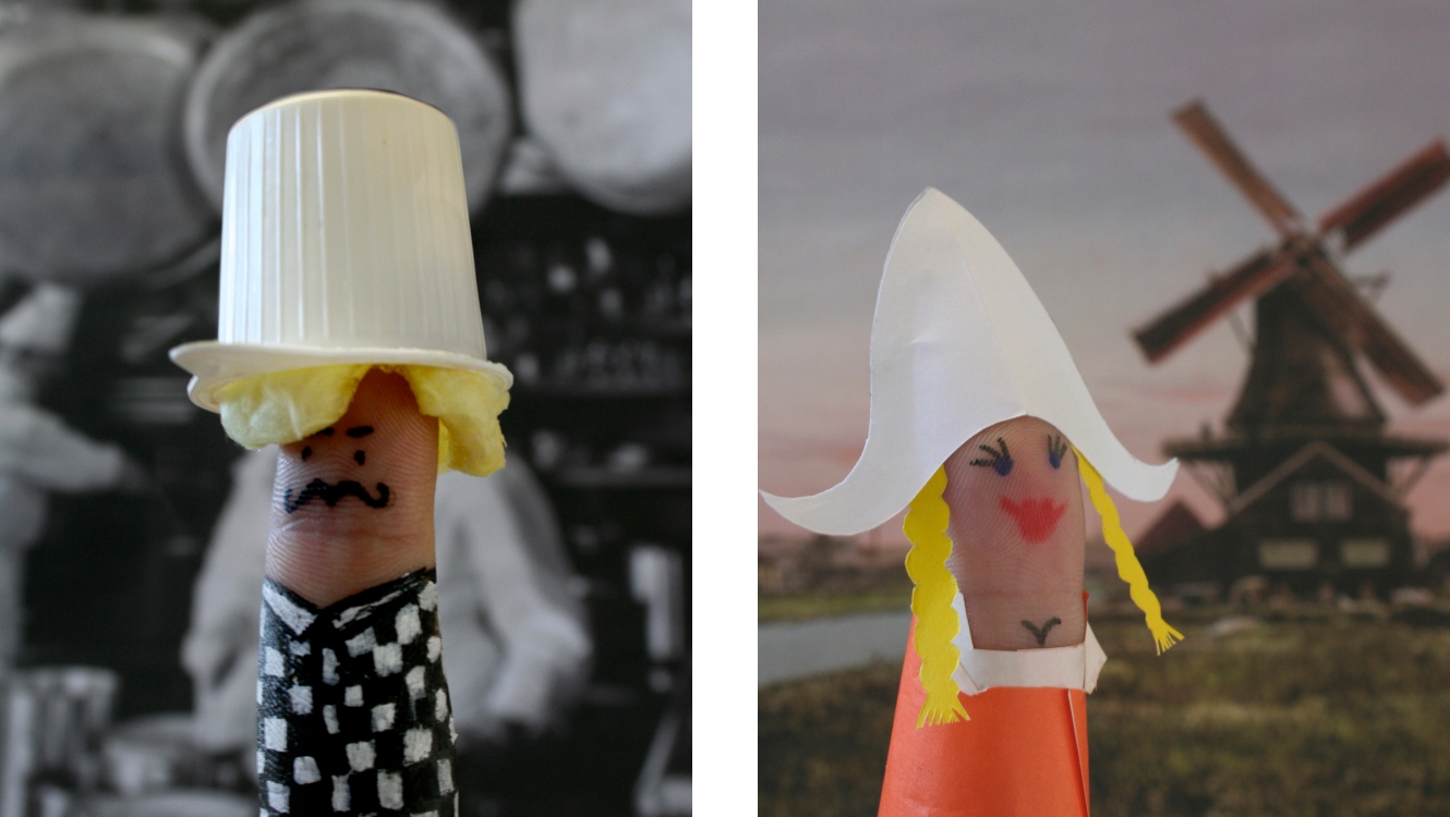 Chef & Windmill Lover From The Smart Gesture Finger Family Designed By &&& Creative