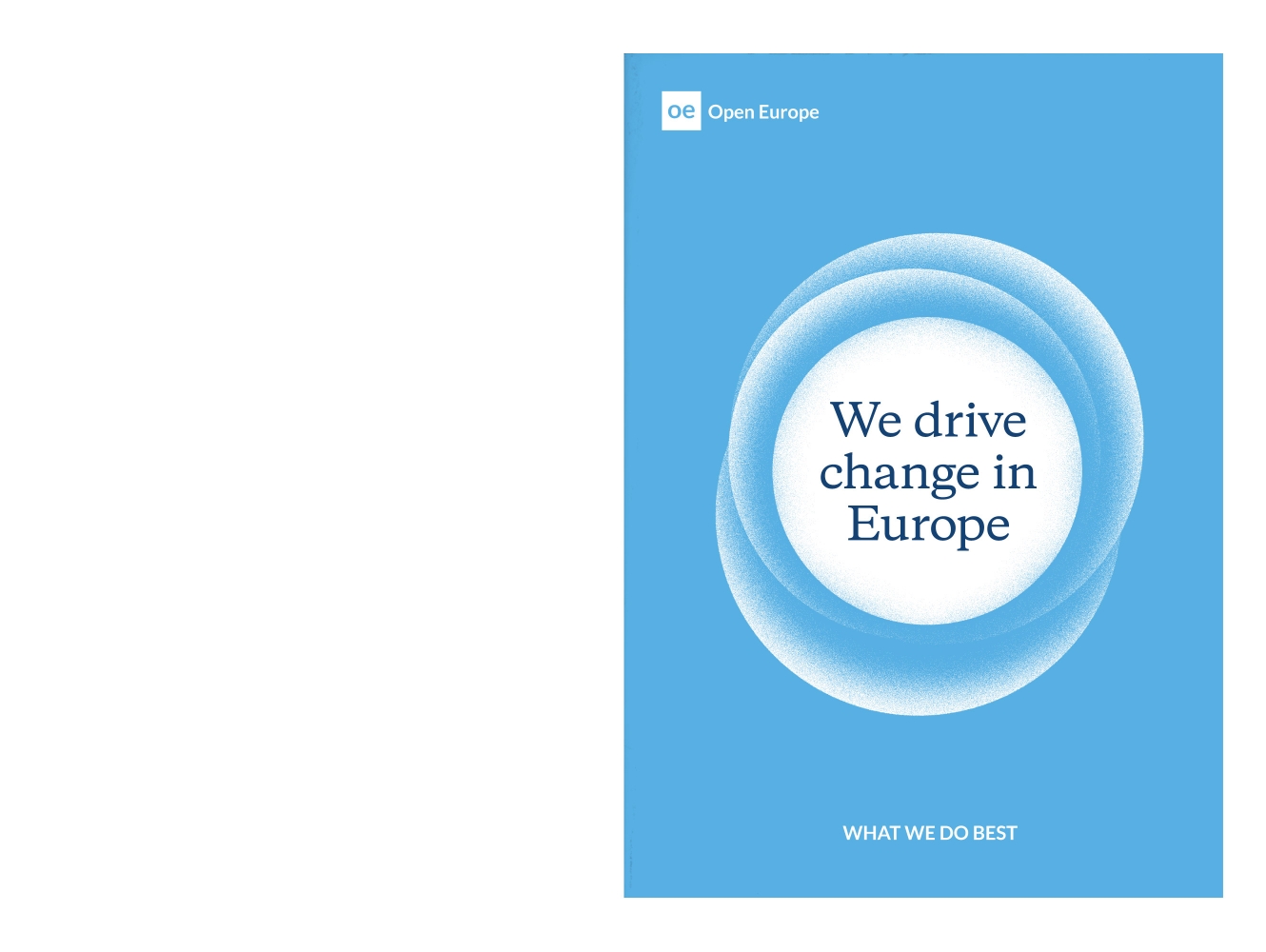 Open Europe Brochure
