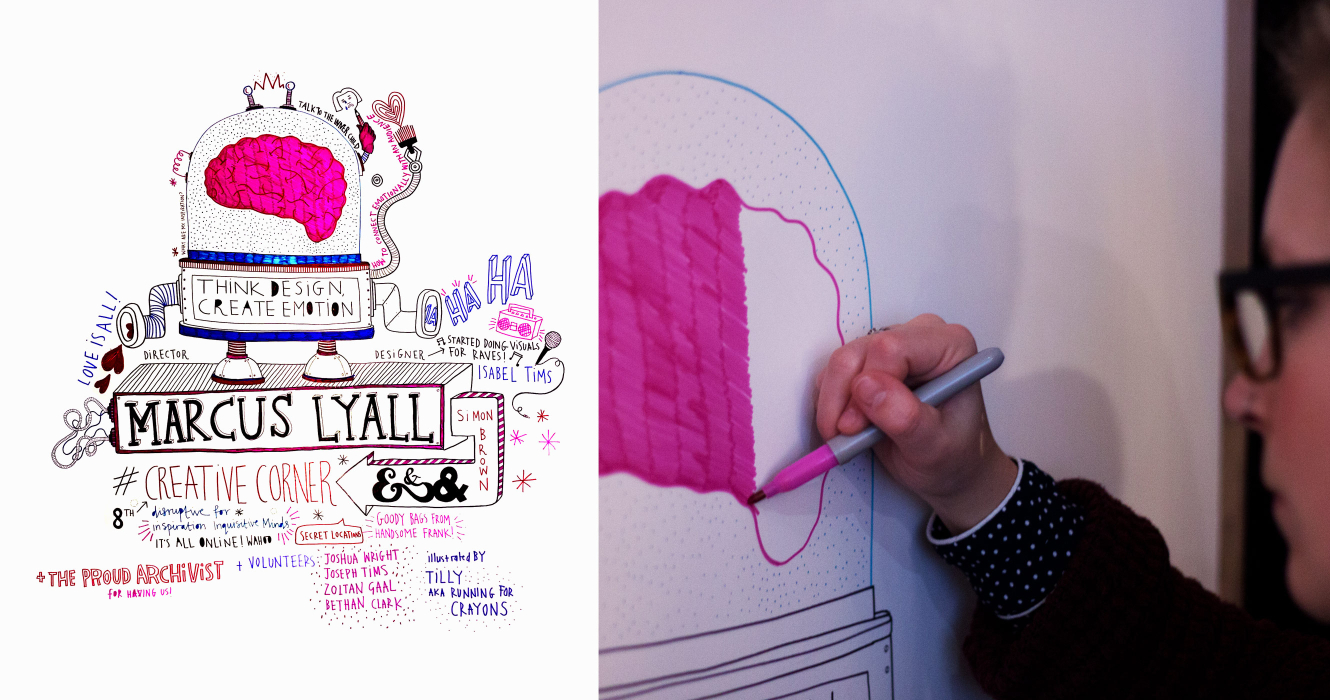 Tilly Aka Running For Crayons Live Illustration